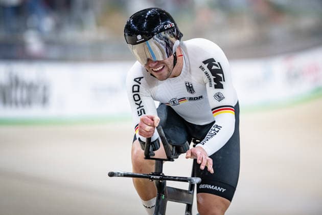 DÖRNBACH Maximilian: UEC Track cycling, Rad, Radsport, Bahnrad, Bahn European Championships Konya 2026 DÖRNBACH Maximilian ( GER ) Germany Querformat - quer - horizontal - Landscape - Event Veranstaltung: UEC Track Cycling European Championships 2026 - Category Kategorie: Cycling - Track Cycling European Championships - Location Ort: Asia - Turkey - Türkiye - Konya - Discipline: Individual Time Trail - Category: Elite Men - Distance: 1000 m - Date Datum: 02.02.2026 Monday Day 2 -