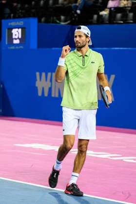 February 2, 2026, Perols, Montpellier, Occitanie, France: Titouan Droguet of France celebrates during his match against Ugo Blanchet at Open dÃ¢â‚¬â ¢Occitanie on February 2, 2026, at Sud de France Arena in Montpellier, France. Perols, Montpellier France - ZUMAc313 20260202_zsp_c313_006 Copyright: xFaresxChafaix