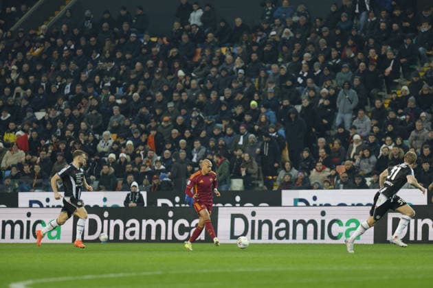 CALCIO - Serie A - Udinese Calcio vs AS Roma Roma s DONYELL MALEN during the Italian Serie A ENILIVE 2025 26 football match between Udinese and Roma at Bluenergy Stadium on February 2th, 2026, Udine, Italy Udine Italy  Copyright: xIPAxSport ABACAx