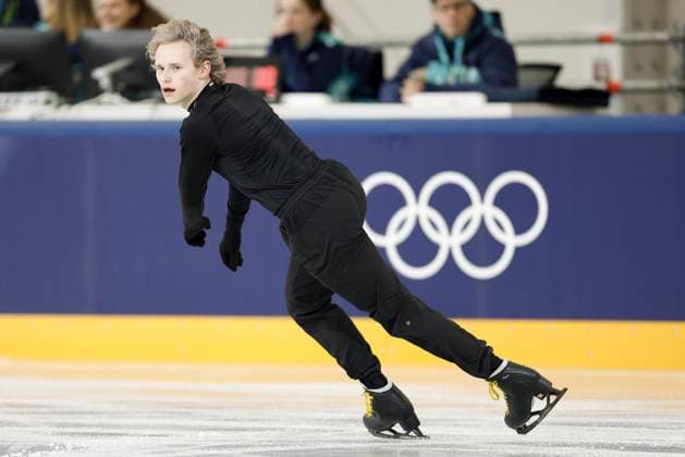 Milan Cortina Winter Olympics Ilia Malinin of the United States takes part in an official training session for Figure skating, Eiskunstlauf in Milan on Feb. 2, 2026, ahead of the upcoming Milan Cortina Winter Olympics.  A14AA0005241264P