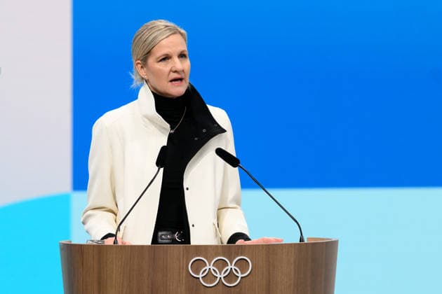 260203 IOC President Kirsty Coventry at a IOC Session during day -3 of the 2026 Winter Olympics on February 3, 2026 in Milan. Photo: Carl Sandin BILDBYRAN kod CS CS0844 Olympic Games, Olympische Spiele, Olympia, OS olympics winter olympics os ol olympiska spel vinter-os olympiske leker milano cortina 2026 milan cortina 2026 milano cortina 2026 olympic games milano cortina 2026 winter olympic games milano cortina-os milano cortina-ol vinter-ol -3 Internationella olympiska kommittÃ n International Olympic Committee bbeng *** 260203 IOC President Kirsty Coventry at an IOC Session during day 3 of the 2026 Winter Olympics on February 3, 2026 in Milan Photo Carl Sandin BILDBYRAN code CS CS0844 olympic games olympics winter olympics os ol olympic games winter os olympic games milano cortina 2026 milan cortina 2026 milano cortina 2026 olympic games milano cortina 2026 winter olympic games milano cortina os milano cortina ol winter ol 3 International Olympic Committee bbeng  Copyright: CARLxSANDIN BB260203CS004