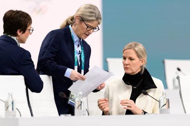260203 IOC President Kirsty Coventry at a IOC Session during day -3 of the 2026 Winter Olympics on February 3, 2026 in Milan. Photo: Carl Sandin BILDBYRAN kod CS CS0844 Olympic Games, Olympische Spiele, Olympia, OS olympics winter olympics os ol olympiska spel vinter-os olympiske leker milano cortina 2026 milan cortina 2026 milano cortina 2026 olympic games milano cortina 2026 winter olympic games milano cortina-os milano cortina-ol vinter-ol -3 Internationella olympiska kommittÃ n International Olympic Committee bbeng *** 260203 IOC President Kirsty Coventry at an IOC Session during day 3 of the 2026 Winter Olympics on February 3, 2026 in Milan Photo Carl Sandin BILDBYRAN code CS CS0844 olympic games olympics winter olympics os ol olympic games winter os olympic games milano cortina 2026 milan cortina 2026 milano cortina 2026 olympic games milano cortina 2026 winter olympic games milano cortina os milano cortina ol winter ol 3 International Olympic Committee bbeng  Copyright: CARLxSANDIN BB260203CS014