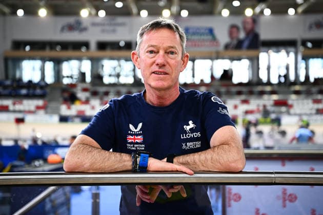 2026 UEC Track Elite European Championships Picture by Olly Hassell SWpix.com - 03 02 2026 - Cycling - 2026 UEC Track Elite European Championships - Konya Velodrome, Konya, Türkiye - British Cycling Performance Director Stephen Park ( Sparky ) Copyright: x xSWpix.comx(t axPhotographyxHubxLtd)xOllyxHassell SWpix.comx SWP-3177-0466