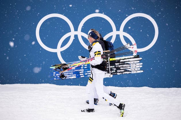 260203 Moa Ilar and Frida Karlsson of Sweden at a Cross-Country Skiing training session during day -3 of the 2026 Winter Olympics on February 3, 2026 in Val di Fiemme. Photo: Maxim Thore BILDBYRAN kod MT MT0949 skidor cross-country skiing langrenn Olympic Games, Olympische Spiele, Olympia, OS olympics winter olympics os ol olympiska spel vinter-os olympiske leker milano cortina 2026 milan cortina 2026 milano cortina 2026 olympic games milano cortina 2026 winter olympic games milano cortina-os milano cortina-ol vinter-ol -3 bbeng träning training sverige sweden *** 260203 Moa Ilar and Frida Karlsson of Sweden at a Cross Country Skiing training session during day 3 of the 2026 Winter Olympics on February 3, 2026 in Val di Fiemme Photo Maxim Thore BILDBYRAN kod MT MT0949 skidor cross country skiing langrenn olympic games olympics winter olympics os ol olympiska spel vinter os olympiske leker milano cortina 2026 milan cortina 2026 milano cortina 2026 olympic games milano cortina 2026 winter olympic games milano cortina os milano cortina ol vinter ol 3 bbeng träning training sverige sweden  Copyright: MAXIMxTHORE BB260203MT010