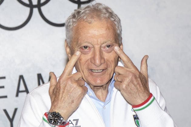 Milan, Hotel Rosa Grand, Piazza Fontana, press conference, PK, Pressekonferenz Milan-Cortina Olympic Games, Olympische Spiele, Olympia, OS HBO MAX in photo: Luciano Buonfiglio, President of CONI  Copyright: xFrancescoxEnriquezx xipa-agency.netx xFrancescoxEnriquezx IPA_Agency_IPA70915113