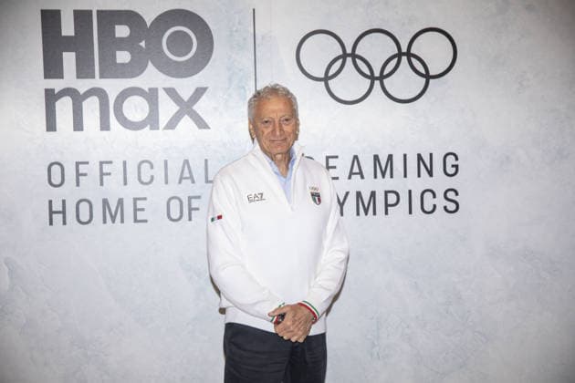 Milan, Hotel Rosa Grand, Piazza Fontana, press conference, PK, Pressekonferenz Milan-Cortina Olympic Games, Olympische Spiele, Olympia, OS HBO MAX in photo: Luciano Buonfiglio, President of CONI  Copyright: xFrancescoxEnriquezx xipa-agency.netx xFrancescoxEnriquezx IPA_Agency_IPA70915150