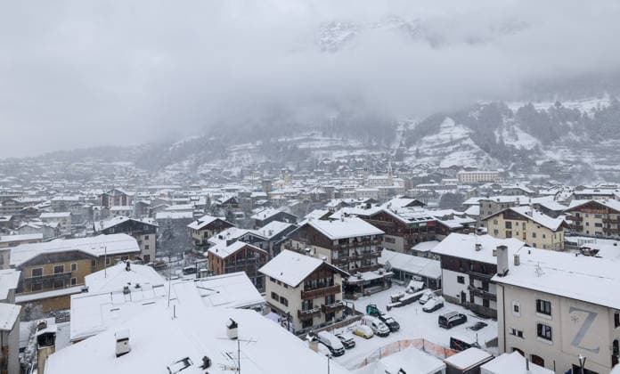 OLYMPICS - Winter Olympic Games, Olympische Spiele, Olympia, OS Milano Cortina 2026 BORMIO,ITALY,03.FEB.26 - OLYMPICS - Winter Olympic Games Milano Cortina 2026, preview. Image shows an overview of Bormio.  GEPAxpictures xHaraldxSteiner