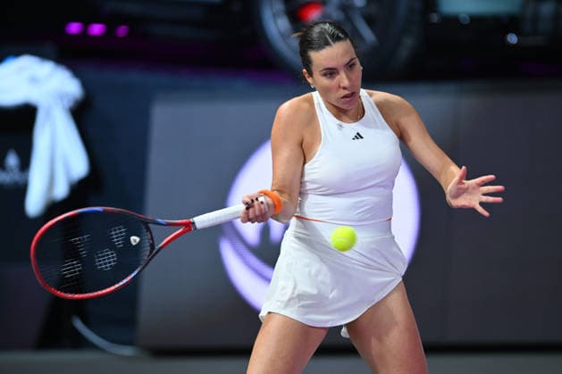 Transylvania Open 2026 - WTA, Tennis Damen 250 Tournament - Day 4 - Gabriela Ruse v Rebeka Masarova Gabriela Ruse of Romania competes in the first round of the Transylvania Open 2026, a WTA250 Tournament, against Rebeka Masarova of Switzerland, at BT Arena in Cluj-Napoca, Romania, on February 03, 2026. Alex Nicodim Imago Images Copyright: xAlexxNicodimx