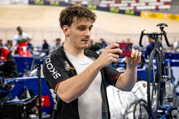 SPIEGEL Luca: UEC Track cycling, Rad, Radsport, Bahnrad, Bahn European Championships Konya 2026 SPIEGEL Luca ( GER ) Germany Querformat - quer - horizontal - Landscape - Event Veranstaltung: UEC Track Cycling European Championships 2026 - Category Kategorie: Cycling - Track Cycling European Championships - Location Ort: Asia - Türkiye - Konya - Discipline: ... - Category: Elite Men Women - Distance: ... m - Date Datum: 03.02.2026 Tuesday Day 3 -