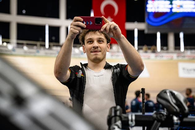 SPIEGEL Luca: UEC Track cycling, Rad, Radsport, Bahnrad, Bahn European Championships Konya 2026 SPIEGEL Luca ( GER ) Germany Querformat - quer - horizontal - Landscape - Event Veranstaltung: UEC Track Cycling European Championships 2026 - Category Kategorie: Cycling - Track Cycling European Championships - Location Ort: Asia - Türkiye - Konya - Discipline: ... - Category: Elite Men Women - Distance: ... m - Date Datum: 03.02.2026 Tuesday Day 3 -