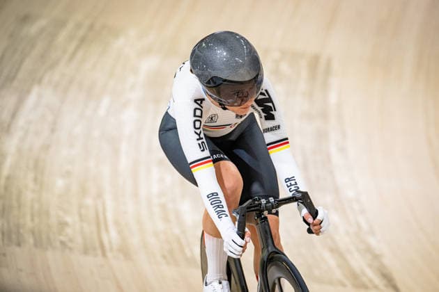 TEUTENBERG Lea Lin: UEC Track cycling, Rad, Radsport, Bahnrad, Bahn European Championships Konya 2026 TEUTENBERG Lea Lin ( GER ) Germany Querformat - quer - horizontal - Landscape - Event Veranstaltung: UEC Track Cycling European Championships 2026 - Category Kategorie: Cycling - Track Cycling European Championships - Location Ort: Asia - Türkiye - Konya - Discipline: Omnium 1. Race Scratch - Category: Elite Men - Distance: 10 km - Date Datum: 03.02.2026 Tuesday Day 3 -
