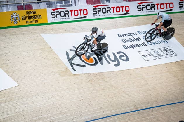 TEUTENBERG Lea Lin: UEC Track cycling, Rad, Radsport, Bahnrad, Bahn European Championships Konya 2026 TEUTENBERG Lea Lin ( GER ) Germany Querformat - quer - horizontal - Landscape - Event Veranstaltung: UEC Track Cycling European Championships 2026 - Category Kategorie: Cycling - Track Cycling European Championships - Location Ort: Asia - Türkiye - Konya - Discipline: Omnium 1. Race Scratch - Category: Elite Men - Distance: 10 km - Date Datum: 03.02.2026 Tuesday Day 3 -