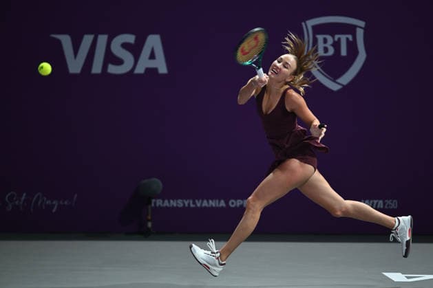 Transylvania Open 2026 - WTA, Tennis Damen 250 Tournament - Day 4 - Lucia Bronzetti v Anastasia Potapova Anastasia Potapova of Austria competes in the first round of the Transylvania Open 2026, a WTA250 Tournament, against Lucia Bronzetti of Italy, at BT Arena in Cluj-Napoca, Romania, on February 23, 2026. Cluj Napoca Romania  Copyright: xAlexxNicodimx originalFilename:nicodim-transylv260203_npQzi.jpg