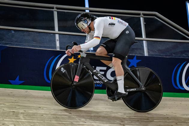 DÖRNBACH Maximilian: UEC Track cycling, Rad, Radsport, Bahnrad, Bahn European Championships Konya 2026 DÖRNBACH Maximilian ( GBR ) Germany Querformat - quer - horizontal - Landscape - Event Veranstaltung: UEC Track Cycling European Championships 2026 - Category Kategorie: Cycling - Track Cycling European Championships - Location Ort: Asia - Türkiye - Konya - Discipline: Sprint - Category: Elite Men - Distance: 200 m - Date Datum: 03.02.2026 Tuesday Day 3 -