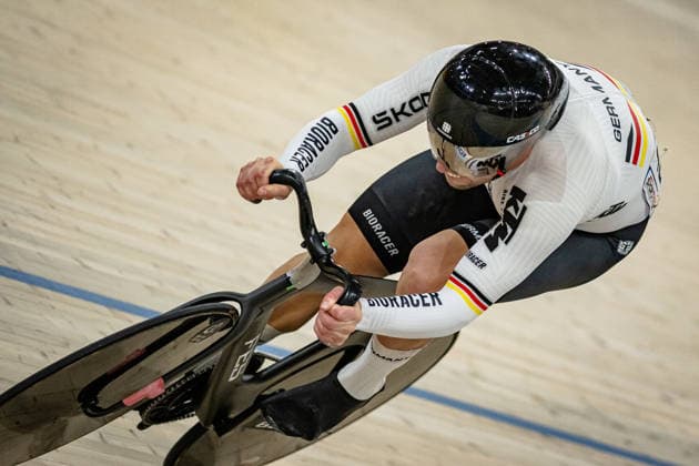 DÖRNBACH Maximilian: UEC Track cycling, Rad, Radsport, Bahnrad, Bahn European Championships Konya 2026 DÖRNBACH Maximilian ( GBR ) Germany Querformat - quer - horizontal - Landscape - Event Veranstaltung: UEC Track Cycling European Championships 2026 - Category Kategorie: Cycling - Track Cycling European Championships - Location Ort: Asia - Türkiye - Konya - Discipline: Sprint - Category: Elite Men - Distance: 200 m - Date Datum: 03.02.2026 Tuesday Day 3 -