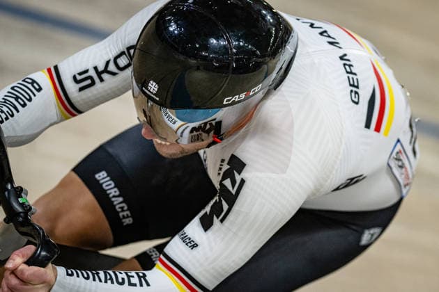 DÖRNBACH Maximilian: UEC Track cycling, Rad, Radsport, Bahnrad, Bahn European Championships Konya 2026 DÖRNBACH Maximilian ( GBR ) Germany Querformat - quer - horizontal - Landscape - Event Veranstaltung: UEC Track Cycling European Championships 2026 - Category Kategorie: Cycling - Track Cycling European Championships - Location Ort: Asia - Türkiye - Konya - Discipline: Sprint - Category: Elite Men - Distance: 200 m - Date Datum: 03.02.2026 Tuesday Day 3 -