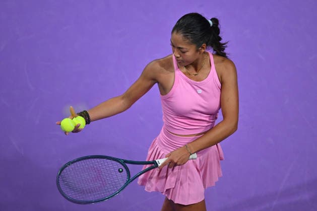 Transylvania Open 2026 - WTA, Tennis Damen 250 Tournament - Day 4 - Daria Snigur v Tiantsoa Sarah Rakotomanga Rajaonah Tiantsoa Sarah Rakotomanga Rajaonah of France, competes in the first round of the Transylvania Open 2026, a WTA250 Tournament, against Daria Snigur of Ukraine at BT Arena in Cluj-Napoca, Romania, on February 03, 2026. Alex Nicodim Imago Images Copyright: xAlexxNicodimx