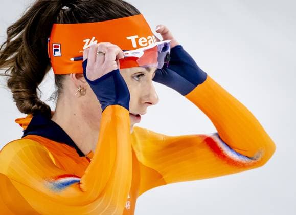 MILAN - Femke Kok during a training session at the Milano Speed skating, Eisschnelllauf Stadium. The speed skaters are preparing for their participation in the Winter Olympics. SEM VAN DER WAL ANP netherlands out - belgium out Milaan xVIxxIVx 549544008 originalFilename: 549544008.jpg