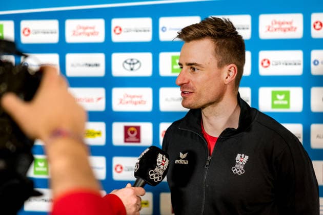 OLYMPICS - Winter Olympic Games, Olympische Spiele, Olympia, OS Milano Cortina 2026 VAL DI FIEMME,ITALY,03.FEB.26 - OLYMPICS - Winter Olympic Games Milano Cortina 2026, preview. Image shows Benjamin Moser (AUT) during an interview with the OEOC.  GEPAxpictures xMatthiasxTrinkl