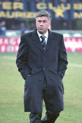 RECORD DATE NOT STATED CARLO ANCELOTTI, Juventus, Serie A, 1998-99, Inter vs Juventus 0-0, 27-02-1999, Azione, Action, Single shot, Close up SERIE A 1998-99 INTER-JUVENTUS 0-0