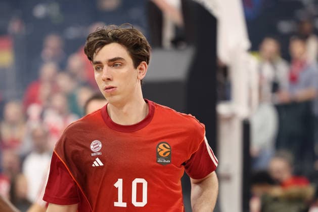 Justinian Jessup (FC Bayern Basketball, 10) beim Aufwaermen vor dem Spiel, GER, FC Bayern Basketball vs. Paris Basketball, Basketball, Euroleague, 26. Spieltag, Saison 2025 2026, 03.02.2026, GER, FC Bayern Basketball vs. Paris Basketball, Basketball, Euroleague, 26. Spieltag, Saison 2025 2026, 03.02.2026 Muenchen Copyright: xEibner-Pressefoto JennixMaulx EP_JML