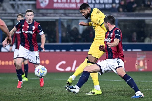 Db Bologna 03 02 2026 - campionato di calcio Serie A Bologna-Milan foto Daniele Buffa Image nella foto: gol Ruben Loftus Cheek 
