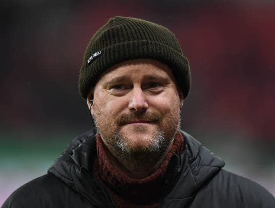03.02.2026, xophax, Fussball , DFB - Pokal , Viertelfinale, 2025 2026 , Bayer Leverkusen gegen FC St.Pauli Präsident St. Pauli Oke Göttlich Leverkusen