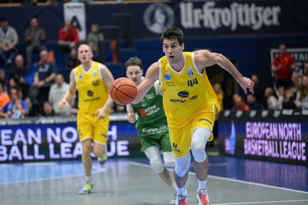 Jure Planinic (MBC, 44), Syntainics MBC vs. Hefte Helfen Bulls Kapfenberg, European North Basketball League 2025 26, Germany, Austria, 03.02.2026. Foto: Schulz Weissenfels Stadthalle Sachsen-Anhalt Deutschland