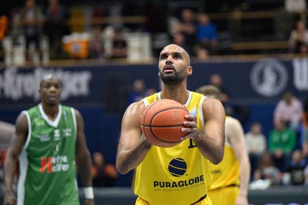Akeem Vargas (MBC, 11), Syntainics MBC vs. Hefte Helfen Bulls Kapfenberg, European North Basketball League 2025 26, Germany, Austria, 03.02.2026. Foto: Schulz Weissenfels Stadthalle Sachsen-Anhalt Deutschland