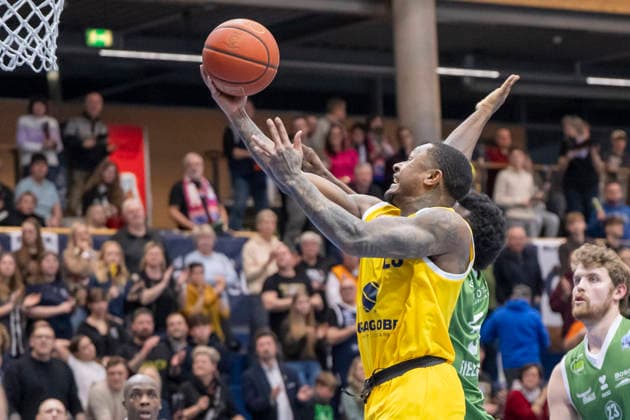 European North Basketball League, ENBL, -2025 2026 - Syntainics MBC vs.Hefte Helfen Bulls Kapfenberg Weissenfels, Deutschland 03.Februar 2026: Im Bild:Charles Callison (Weissenfels) Weissenfels Stadthalle Weissenfels Sachsen-Anhalt Deutschland