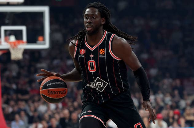 Crvena Zvezda v Hapoel, Euroleague basketball, season 2025 2026, round 26 Belgrade, Serbia. 3rd Feb, 2026. Hapoel s Johnathan Motley during Euroleague basketball match between Crvena Zvezda (Red Star) and Hapoel Tel Aviv on January 3. 2026. in Belgrade, Serbia. Belgrade Serbia Copyright: xPedjaxMilosavljevic STARSPORTx