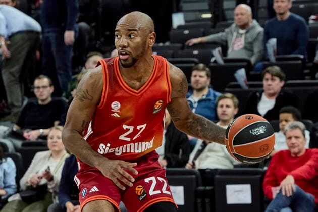Turkish Airlines EuroLeague Basketball, FC Bayern Munich Basketball vs Paris Basketball, München FC Bayern Basketball, Munich FC Bayern Basketball, Paris Basketball, 2026-02-03 in München (SAP Garden) MIKE Isiaha (FC Bayern Munich Basketball Forward (Nr.22) BAY22 ) sportworld München SAP Garden Bayern Deutschland
