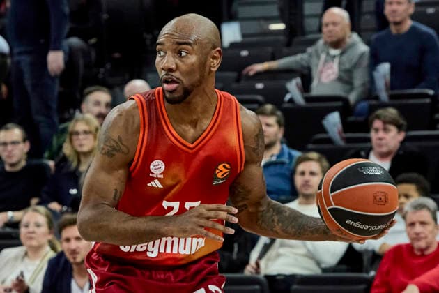 Turkish Airlines EuroLeague Basketball, FC Bayern Munich Basketball vs Paris Basketball, München FC Bayern Basketball, Munich FC Bayern Basketball, Paris Basketball, 2026-02-03 in München (SAP Garden) MIKE Isiaha (FC Bayern Munich Basketball Forward (Nr.22) BAY22 ) sportworld München SAP Garden Bayern Deutschland