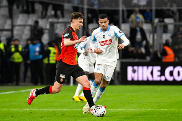 FOOTBALL : Olympique de Marseille VS Stade Rennais FC - Coupe de France - 03 02 2026 Anthony Rouault (SRFC) - Coupe de France match between Olympique de Marseille and Stade Rennais FC on February 3, 2026 at the Orange Velodrome Stadium in Marseille. MarseilleFrance  Copyright: xWilliamxCannarellax