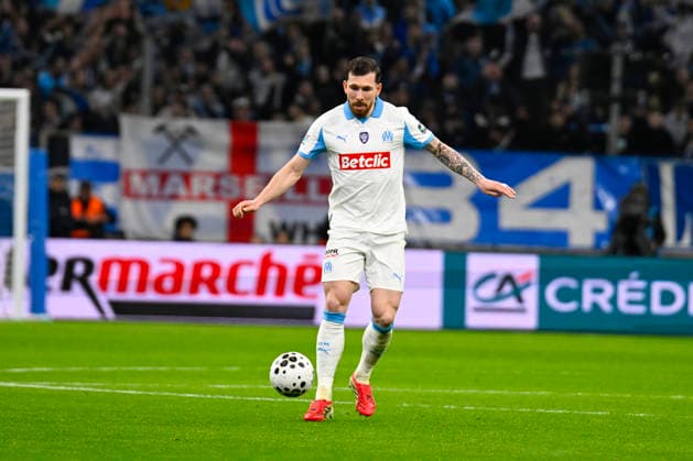FOOTBALL : Olympique de Marseille VS Stade Rennais FC - Coupe de France - 03 02 2026 Pierre-Emile Hojbjerg (OM) - Coupe de France match between Olympique de Marseille and Stade Rennais FC on February 3, 2026 at the Orange Velodrome Stadium in Marseille. MarseilleFrance  Copyright: xWilliamxCannarellax