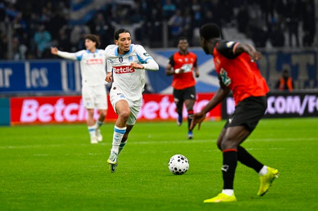 FOOTBALL : Olympique de Marseille VS Stade Rennais FC - Coupe de France - 03 02 2026 Bilal Nadir (OM) - Coupe de France match between Olympique de Marseille and Stade Rennais FC on February 3, 2026 at the Orange Velodrome Stadium in Marseille. MarseilleFrance  Copyright: xWilliamxCannarellax