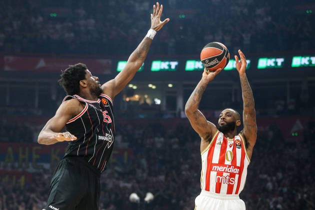 Crvena Zvezda v Hapoel Tel Aviv - EuroLeague BELGRADE, SERBIA - FEBRUARY 3: Miller-McIntyre of Crvena Zvezda in action during the EuroLeague Regular Season match between Crvena Zvezda and Hapoel Tel Aviv at Belgrade Arena in Belgrade, Serbia on February 3, 2026. Filip Stevanovic Anadolu Belgrade Serbia. Editorial use only. Please get in touch for any other usage.  Copyright: x2026xAnadoluxFilipxStevanovicx