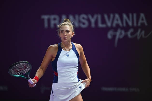 Transylvania Open 2026 - WTA, Tennis Damen 250 Tournament - Day 4 - Jaqueline Cristian v Lucrezia Stefanini Jaqueline Cristian of Romania competes in the first round of the Transylvania Open 2026 doubles game, a WTA250 Tournament, against Lucrezia Stefanini of Italy at BT Arena in Cluj-Napoca, Romania, on February 3, 2026. Cluj Napoca Romania  Copyright: xAlexxNicodimx originalFilename:nicodim-transylv260203_npgIF.jpg