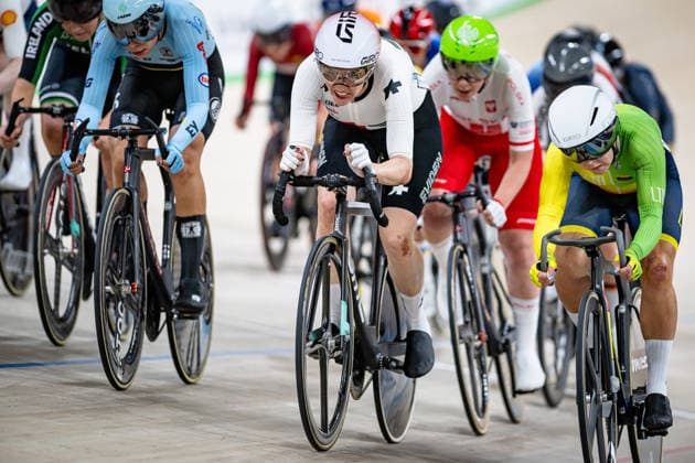 ANDRES Michelle: UEC Track cycling, Rad, Radsport, Bahnrad, Bahn European Championships Konya 2026 ANDRES Michelle ( SUI ) Switzerland Querformat - quer - horizontal - Landscape - Event Veranstaltung: UEC Track Cycling European Championships 2026 - Category Kategorie: Cycling - Track Cycling European Championships - Location Ort: Asia - Türkiye - Konya - Discipline: Omnium - Points Race - Category: Elite Women - Distance: 20 km - Date Datum: 03.02.2026 Tuesday Day 3 -