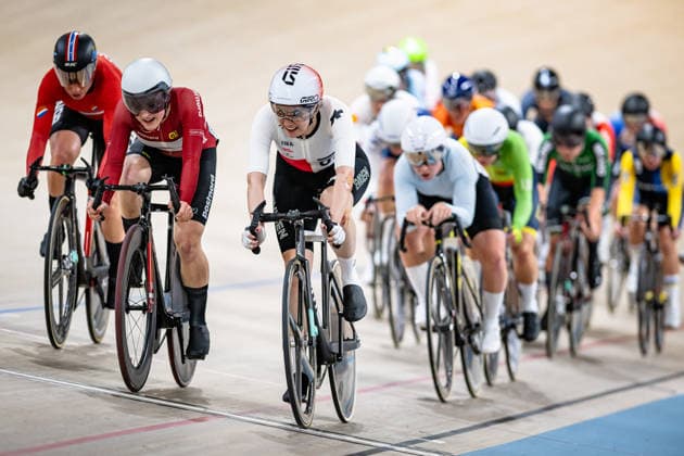 ANDRES Michelle: UEC Track cycling, Rad, Radsport, Bahnrad, Bahn European Championships Konya 2026 ANDRES Michelle ( SUI ) Switzerland Querformat - quer - horizontal - Landscape - Event Veranstaltung: UEC Track Cycling European Championships 2026 - Category Kategorie: Cycling - Track Cycling European Championships - Location Ort: Asia - Türkiye - Konya - Discipline: Omnium - Points Race - Category: Elite Women - Distance: 20 km - Date Datum: 03.02.2026 Tuesday Day 3 -