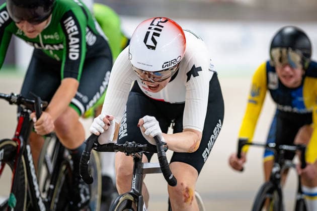 ANDRES Michelle: UEC Track cycling, Rad, Radsport, Bahnrad, Bahn European Championships Konya 2026 ANDRES Michelle ( SUI ) Switzerland Querformat - quer - horizontal - Landscape - Event Veranstaltung: UEC Track Cycling European Championships 2026 - Category Kategorie: Cycling - Track Cycling European Championships - Location Ort: Asia - Türkiye - Konya - Discipline: Omnium - Points Race - Category: Elite Women - Distance: 20 km - Date Datum: 03.02.2026 Tuesday Day 3 -