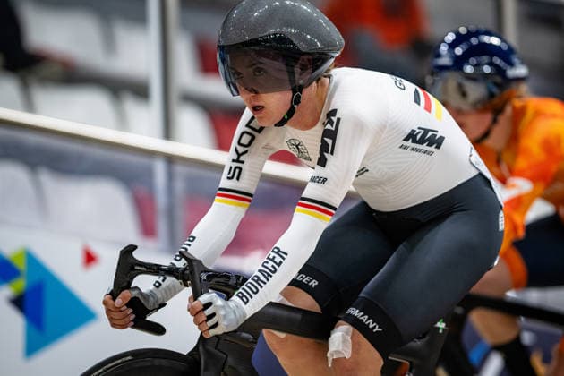 TEUTENBERG Lea Lin: UEC Track cycling, Rad, Radsport, Bahnrad, Bahn European Championships Konya 2026 TEUTENBERG Lea Lin ( GER ) Germany Querformat - quer - horizontal - Landscape - Event Veranstaltung: UEC Track Cycling European Championships 2026 - Category Kategorie: Cycling - Track Cycling European Championships - Location Ort: Asia - Türkiye - Konya - Discipline: Omnium - Points Race - Category: Elite Women - Distance: 20 km - Date Datum: 03.02.2026 Tuesday Day 3 -