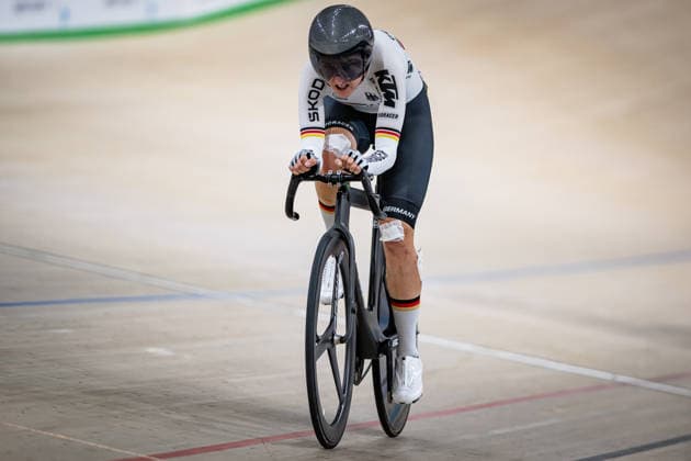 TEUTENBERG Lea Lin: UEC Track cycling, Rad, Radsport, Bahnrad, Bahn European Championships Konya 2026 TEUTENBERG Lea Lin ( GER ) Germany Querformat - quer - horizontal - Landscape - Event Veranstaltung: UEC Track Cycling European Championships 2026 - Category Kategorie: Cycling - Track Cycling European Championships - Location Ort: Asia - Türkiye - Konya - Discipline: Omnium - Points Race - Category: Elite Women - Distance: 20 km - Date Datum: 03.02.2026 Tuesday Day 3 -