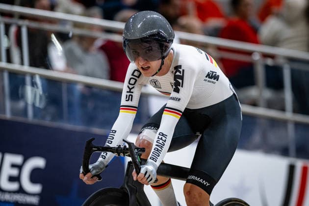 TEUTENBERG Lea Lin: UEC Track cycling, Rad, Radsport, Bahnrad, Bahn European Championships Konya 2026 TEUTENBERG Lea Lin ( GER ) Germany Querformat - quer - horizontal - Landscape - Event Veranstaltung: UEC Track Cycling European Championships 2026 - Category Kategorie: Cycling - Track Cycling European Championships - Location Ort: Asia - Türkiye - Konya - Discipline: Omnium - Points Race - Category: Elite Women - Distance: 20 km - Date Datum: 03.02.2026 Tuesday Day 3 -
