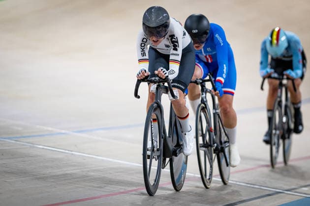 TEUTENBERG Lea Lin: UEC Track cycling, Rad, Radsport, Bahnrad, Bahn European Championships Konya 2026 TEUTENBERG Lea Lin ( GER ) Germany Querformat - quer - horizontal - Landscape - Event Veranstaltung: UEC Track Cycling European Championships 2026 - Category Kategorie: Cycling - Track Cycling European Championships - Location Ort: Asia - Türkiye - Konya - Discipline: Omnium - Points Race - Category: Elite Women - Distance: 20 km - Date Datum: 03.02.2026 Tuesday Day 3 -