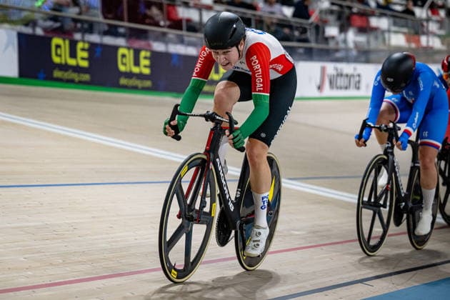 CAMPOS Daniela: UEC Track cycling, Rad, Radsport, Bahnrad, Bahn European Championships Konya 2026 CAMPOS Daniela ( POR ) Portugal Querformat - quer - horizontal - Landscape - Event Veranstaltung: UEC Track Cycling European Championships 2026 - Category Kategorie: Cycling - Track Cycling European Championships - Location Ort: Asia - Türkiye - Konya - Discipline: Omnium - Points Race - Category: Elite Women - Distance: 20 km - Date Datum: 03.02.2026 Tuesday Day 3 -