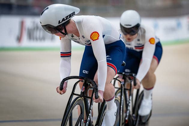 FINUCANE Emma, CAPEWELL Sophie: UEC Track cycling, Rad, Radsport, Bahnrad, Bahn European Championships Konya 2026 FINUCANE Emma - CAPEWELL Sophie ( GBR ) Great Britain Querformat - quer - horizontal - Landscape - Event Veranstaltung: UEC Track Cycling European Championships 2026 - Category Kategorie: Cycling - Track Cycling European Championships - Location Ort: Asia - Türkiye - Konya - Discipline: Sprint - Category: Elite Women - Distance: ... m - Date Datum: 03.02.2026 Tuesday Day 3 -