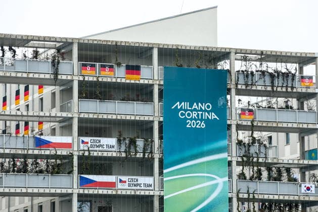 ITALY, MILAN - FEBRUARY 3, 2026: Buildings in Milano Cortina Olympic Village in the run-up to the 2026 Winter Olympic Games, Olympische Spiele, Olympia, OS which will be taking place in Italy from 6-22 February. Mikhail Tereshchenko TASS  88161743