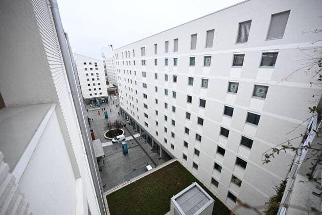 Residential building General view, FEBRUARY 3, 2026 - : Press preview of Athletes Village Olympic Village , during the Milano Cortina 2026 Olympic Winter games, Winterspiele,Spiele, Summer games in Milan, Italy. Noxthirdxpartyxsales  aflo_318427652