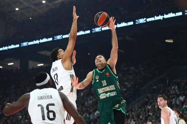 EuroLeague Basketball, Panathinaikos AKTOR Athens vs Real Madrid - Kostas Sloukas, 10 of Panathinaikos AKTOR Athens in action during the Euroleague regular season basketball match between Panathinaikos AKTOR Athens and Real Madrid at Telekom Center Athens on February 3, 2026 in Athens, Greece. ATHENS Greece Copyright: xOnexInchxProductionsx 6836649